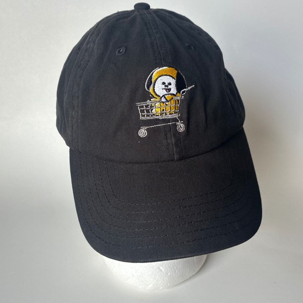 BT21 Chimmy Baseball Cap Unisex OSFM Black Embroidered Kpop BTS Dad Hat